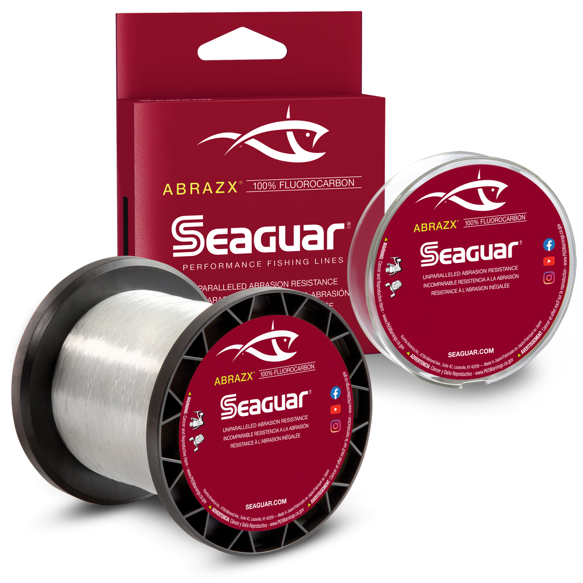 Seaguar AbrazX® Fluorocarbon Mainline - 200 Yds