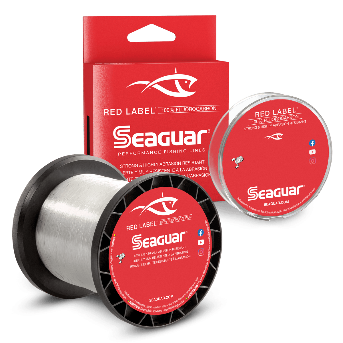 Seaguar Red Label® Fluorocarbon Mainline - 200 Yds